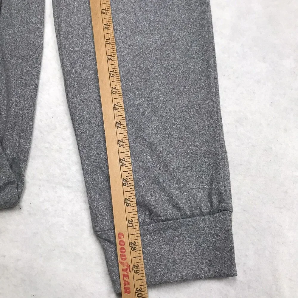 TRUE RELIGION Loungewear Fleece Jogger Men L 34x30 Gray Drawstring Elastic Cuff
